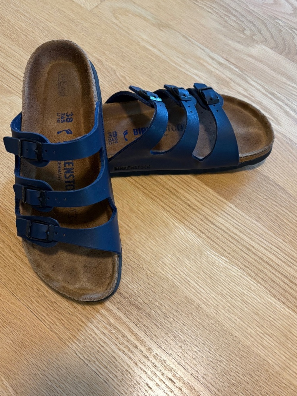 Navy Florida Birkenstocks